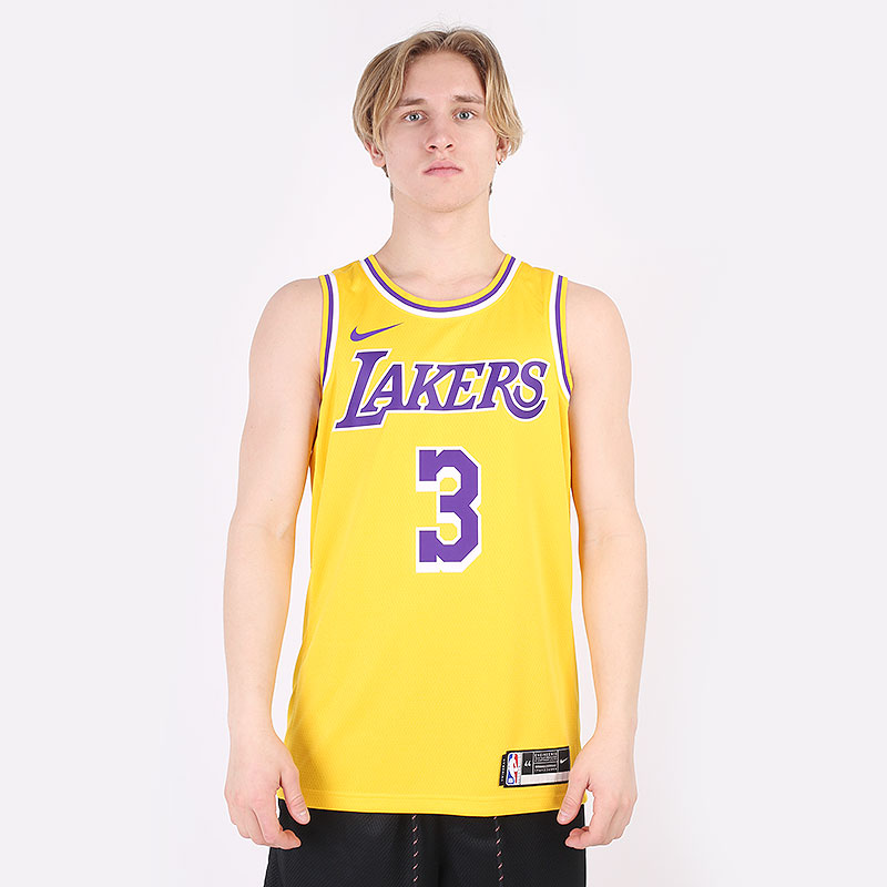 Мужская майка Nike Anthony Davis NBA Lakers Icon Edition 2020 (CW3669-728)  - цена, описание, фото 1